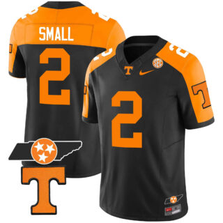 Tennessee Volunteers 2023 Alternate Vapor Limited Jersey V3 All StitchedBlack #2 Jabari Small
