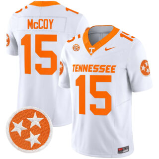 Tennessee Volunteers 2024 Vapor Limited Jersey All Stitched White #15 Bru Mccoy