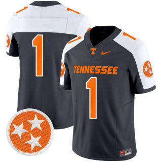 Tennessee Volunteers 2024 Vapor Limited Jersey All Stitched Grey Alternate #1 no name