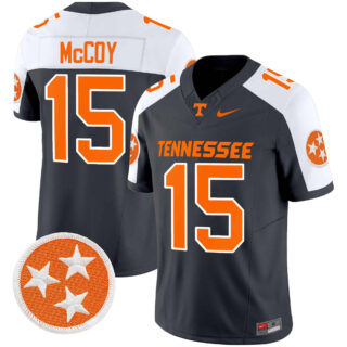 Tennessee Volunteers 2024 Vapor Limited Jersey All Stitched Grey Alternate #15 Bru Mccoy
