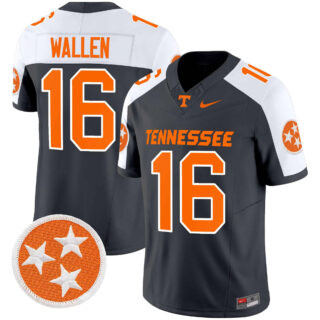 Tennessee Volunteers 2024 Vapor Limited Jersey All Stitched Grey Alternate #16 Morgan Wallen