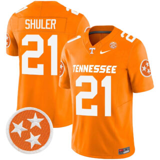 Tennessee Volunteers 2024 Vapor Limited Jersey All Stitched Orange #21 Navy Shuler