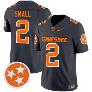 Tennessee Volunteers 2024 Vapor Limited Jersey All Stitched Smokey Grey #2 Jabari Small