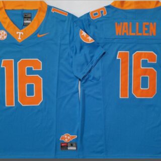 Tennessee Volunteers Blue #16 WALLEN Jersey
