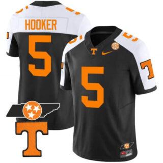 Tennessee Volunteers Checkerboard & Alternate Jersey V2 All Stitched Black Special #5 Hendon Hooker