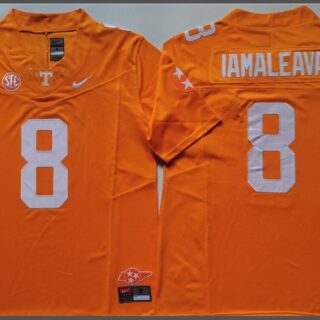 Tennessee Volunteers Orange #8 IAMALEAVA
