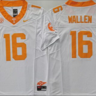 Tennessee Volunteers White #16 WALLEN Jersey