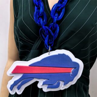The Buffalo Bills Oversized Superfan Chain Necklace