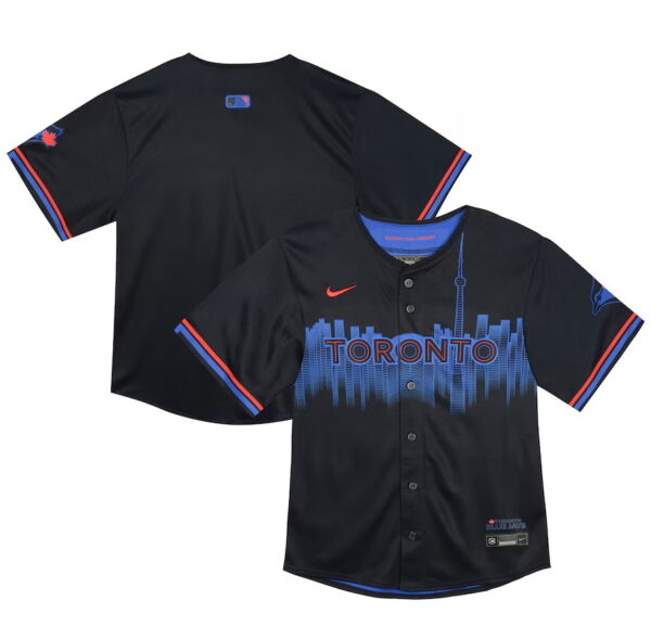 Toddler Toronto Blue Jays Nike Navy City Connect Team Limited Jersey