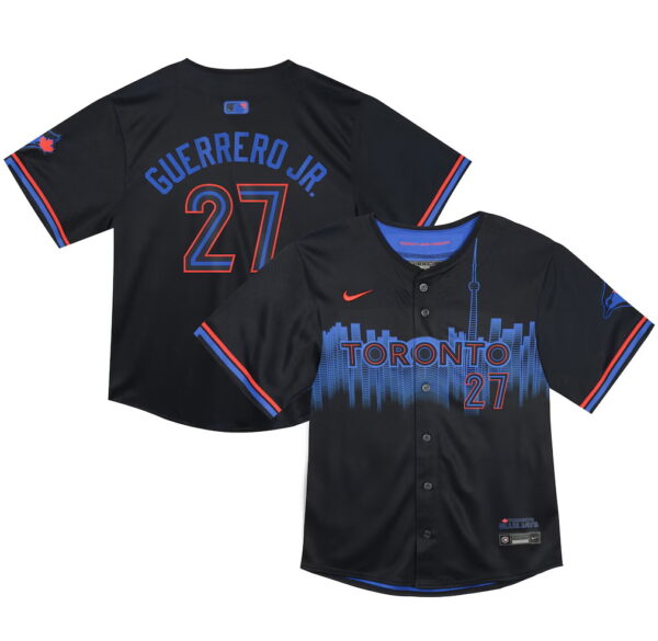 Toddler Toronto Blue Jays Vladimir Guerrero Nike Navy 2024 City Connect Limited Player Jersey