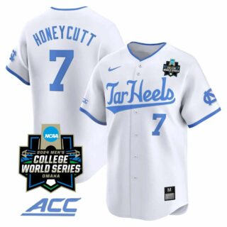 Men's North Carolina Tar Heels #7 Vance Honeycutt Jersey