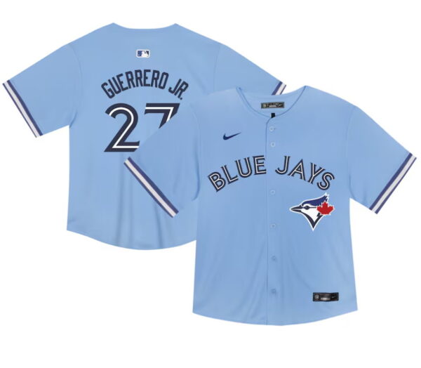 Vladimir Guerrero Jr. Toronto Blue Jays Toddler Alternate Game Jersey - Powder Blue