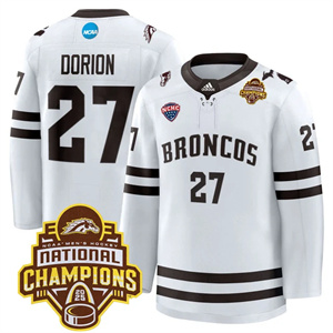 Western Michigan Broncos #27 Dan Dorion 2025 National Champions Patch Premium Jersey All Stitched