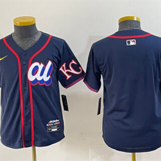 Youth American League Kansas City Royals Blank Navy 2025 All-Star Edition Limited Stitched Baseball Jersey