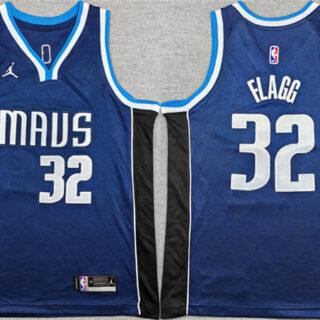 Youth Dallas Mavericks #32 Cooper Flagg Navy 2025 Statement Edition Stitched Basketball Jersey
