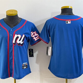 Youth National League St. Louis Cardinals Blank Blue 2025 All-Star Edition Limited Stitched Baseball Jersey