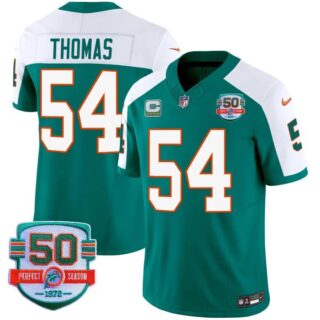 Men's Zach Thomas #54 Miami Dolphins Miami Vice Alternate Vapor Limited Jersey