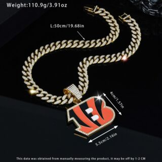 Bengals 20inch Necklace Gold