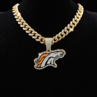 Broncos 20inch Necklace Gold