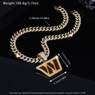 Commanders 20inch Necklace Gold
