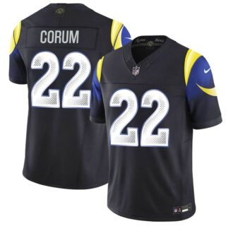 Men's Los Angeles Rams #22 Blake Corum F.U.S.E. Limited Rivalry Series Jersey