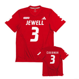 Men's ACTIVE PLAYER Custom Red Stitched Football Jersey