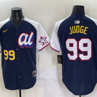 Men's American League #99 Aaron Judge Navy Alternate 2025 All-Star Edition Limited Stitched Baseball Jersey