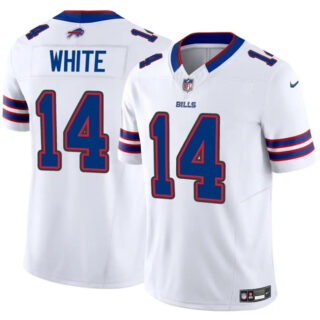 Men's Buffalo Bills #14 Mike White White 2025 F.U.S.E. Vapor Untouchable Limited Stitched Football Jersey