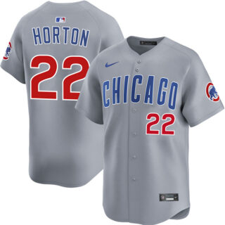 Men's Chicago Cubs #22 Cade Horton Grey Limited Stitched Baseball Jersey