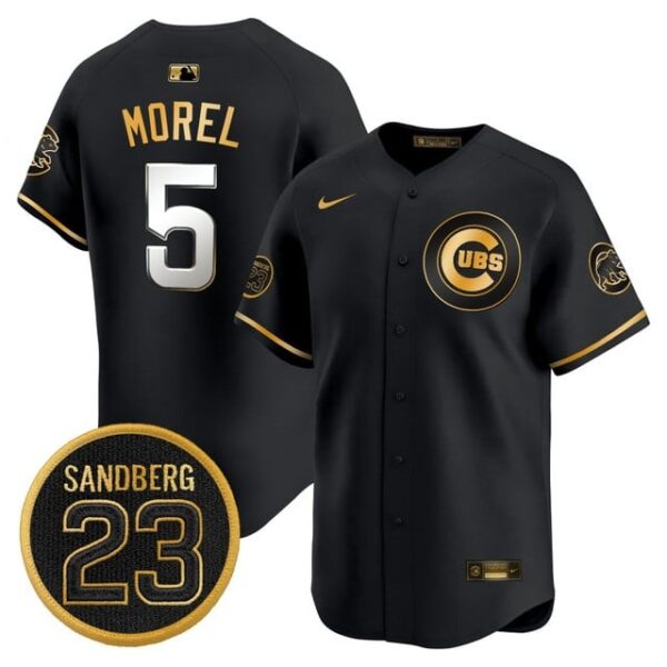 Men's Chicago Cubs 'Ryne Sandberg Tribute' Vapor Premier Limited Jersey V2 All Stitched #5 Christopher Morel