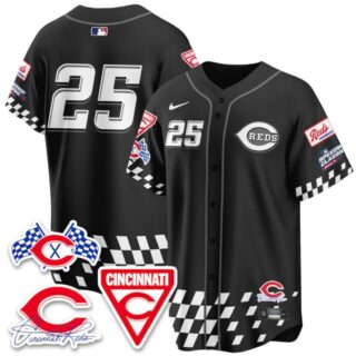 Men's Cincinnati Reds #25 2025 Speedway Limited Jersey V2 All Stitched