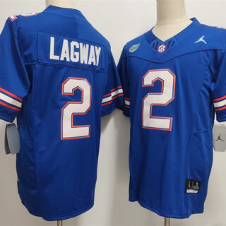 Men's Florida Gators #2 DJ Lagway Royal F.U.S.E. Stitched Jersey