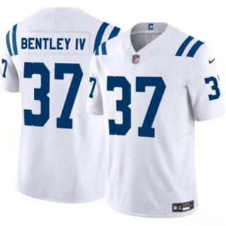 Men's Indianapolis Colts #37 Ulysses Bentley IV White 2025 F.U.S.E. Vapor Limited Stitched Football Jersey