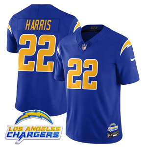 Men's Los Angeles Chargers #22 Najee Harris 2025 Alternate Jersey All Stitched