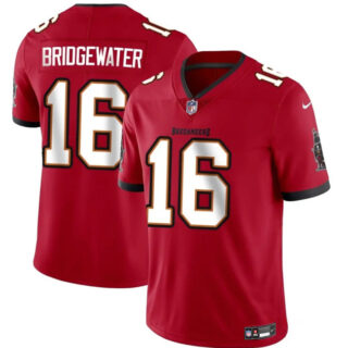 Men's Tampa Bay Buccaneers #16 Teddy Bridgewater Red Vapor Limited Stitched Jersey