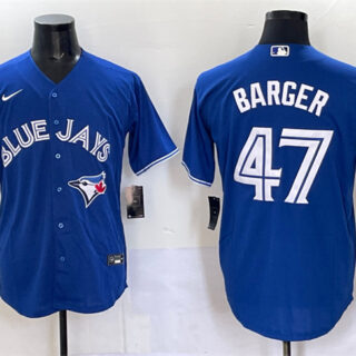 Men's Toronto Blue Jays #47 Addison Barger Royal Cool Base Stitched Baseball Jersey