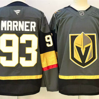Men's Vegas Golden Knights #93 Mitch Marner Grey 2024-25 Stitched Hockey Jersey