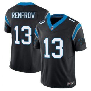 Men's Carolina Panthers #13 Hunter Renfrow Black Limited Stitched Jersey