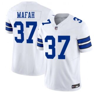 Men's Dallas Cowboys #37 Phil Mafah White 2025 F.U.S.E Vapor Untouchable Limited Football Stitched Jersey