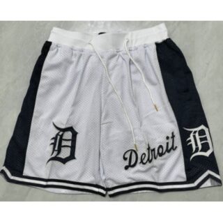 Men's Detroit Tigers White Just Don Shorts Shorts