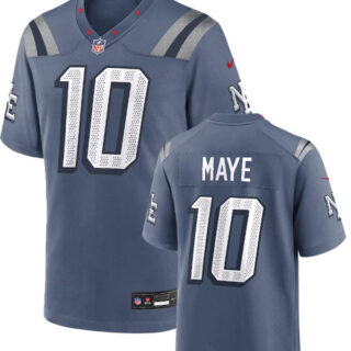Men's New England Patriots #10 Drake Maye Rivalries Collection Jersey