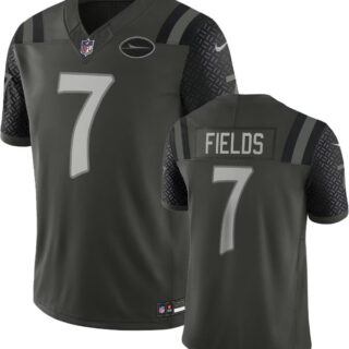 Men's New York Jets #7 Justin Fields Rivalries Collection Dri-FIT NFL Limited Jersey