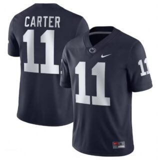 Men's Penn State Nittany Lions #11 Abdul Carter Navy Stitched Football Jersey