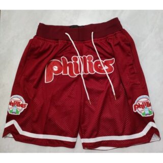 Men's Philadelphia Phillies Red Just Don Shorts Shorts