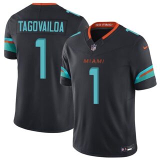 Men's Miami Dolphins #1 Tua Tagovailoa Vapor F.U.S.E. Limited Rivalry Series Jersey