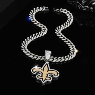Saints 20inch Necklace Silver