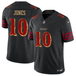 Men's San Francisco 49ers #10 Mac Jones Vapor F.U.S.E. Limited Rivalry Series Jersey