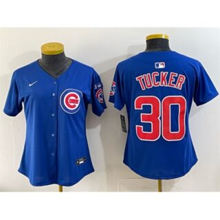 Youth Chicago Cubs #30 Kyle Tucker Royal 'Ryne Sandberg Tribute' Vapor Limited V3 Stitched Baseball Jersey