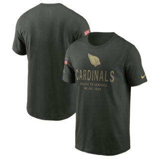 Men's Arizona Cardinals Forest Green 2025 Salute to Service Sideline Primary Edge Dri-FIT T-Shirt