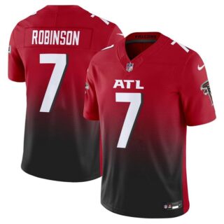 Youth Atlanta Falcons #7 Bijan Robinson Red Black F.U.S.E Vapor Untouchable Limited Stitched Football Jersey